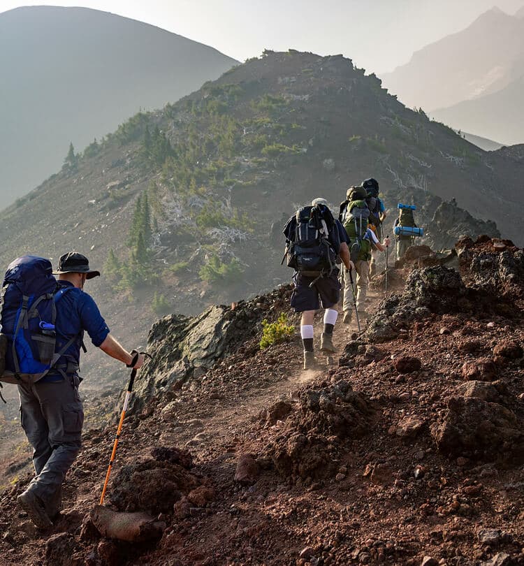 hiking activity